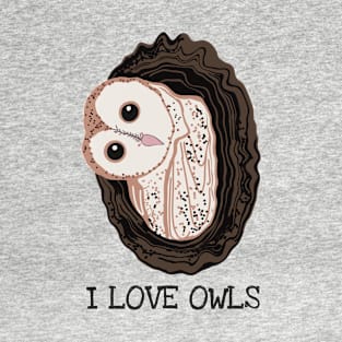 I Love Owls T-Shirt